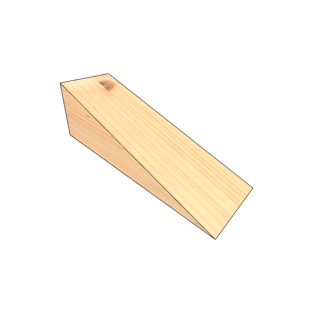 Holzkeil 300 x 100 x 100 [mm] (Typ 2)